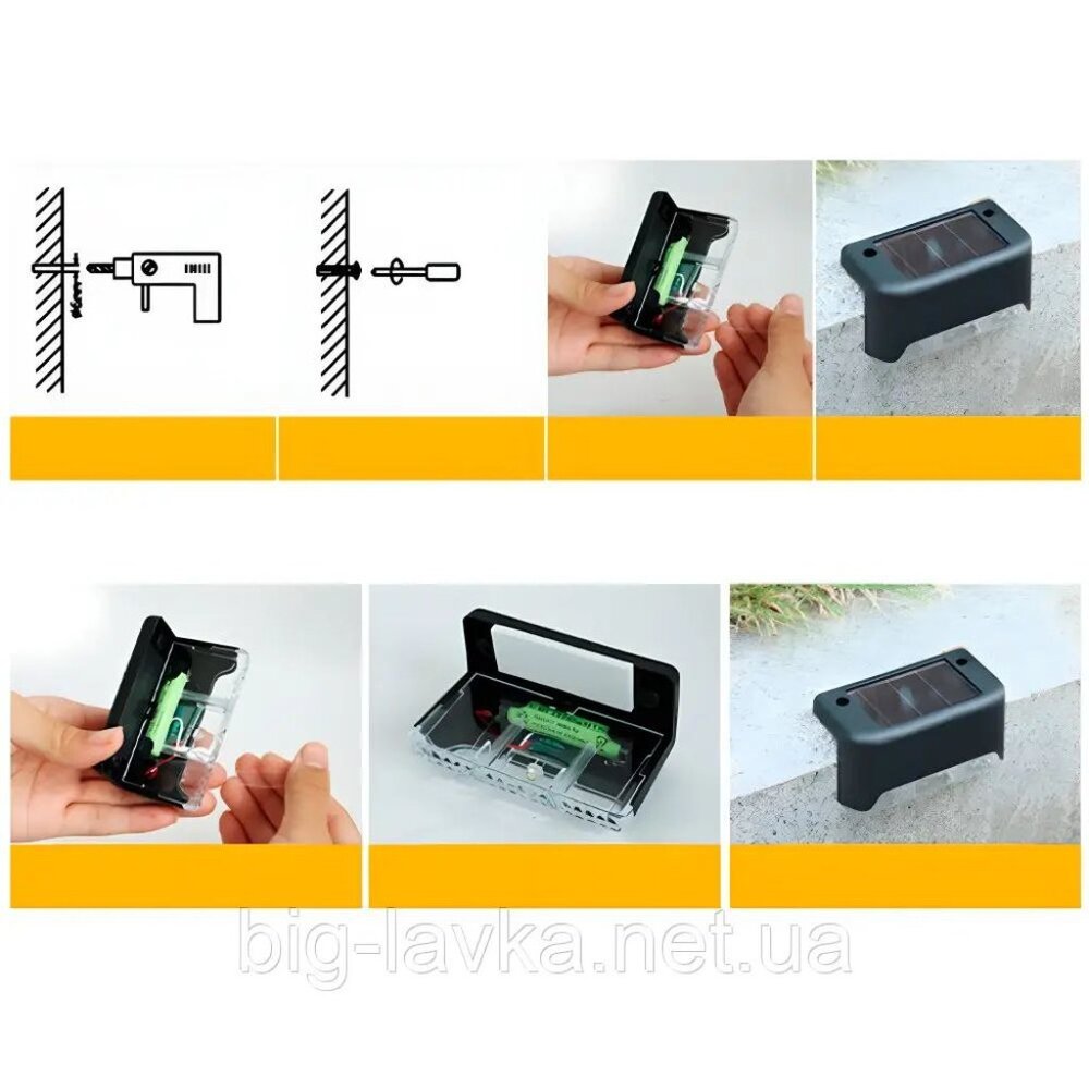 Solar Deck LED Lights- 4pcs/box - Picture 4 of 14